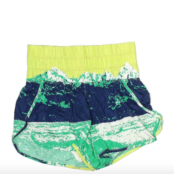 FP Movement by Free People Pants - Free People FP Movement The Way Home Printed Shorts - Mountain Print Medium